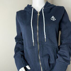 Tommy Hilfiger Navy Zip Up Hoodie Size Large